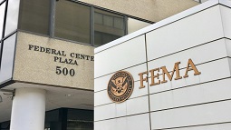 A building that says FEMA