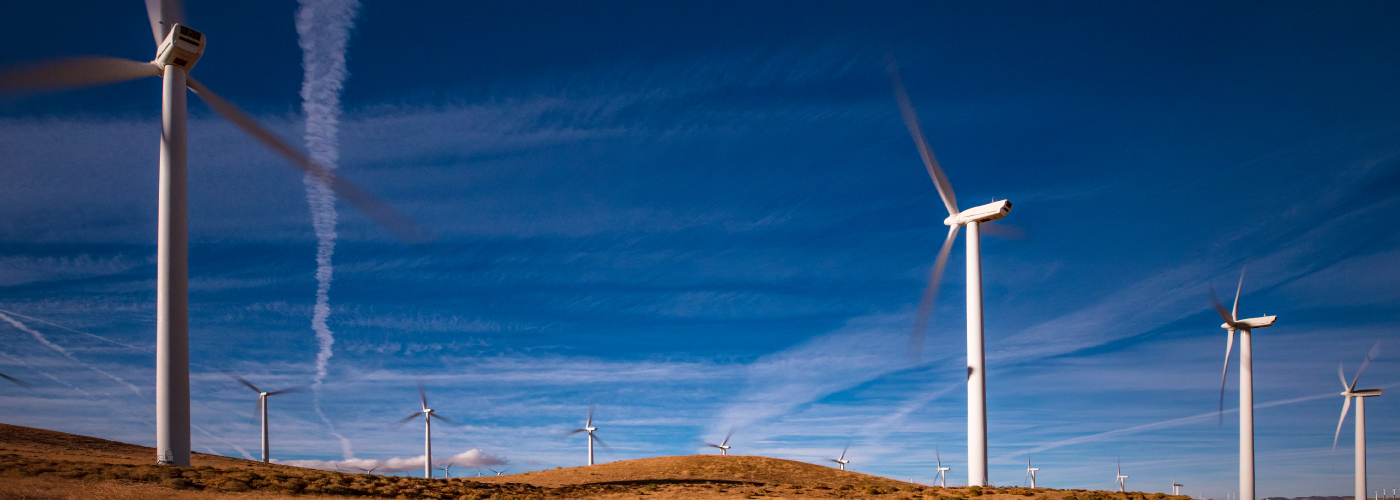 A windmill farm