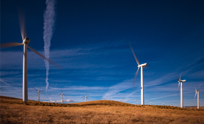 A windmill farm