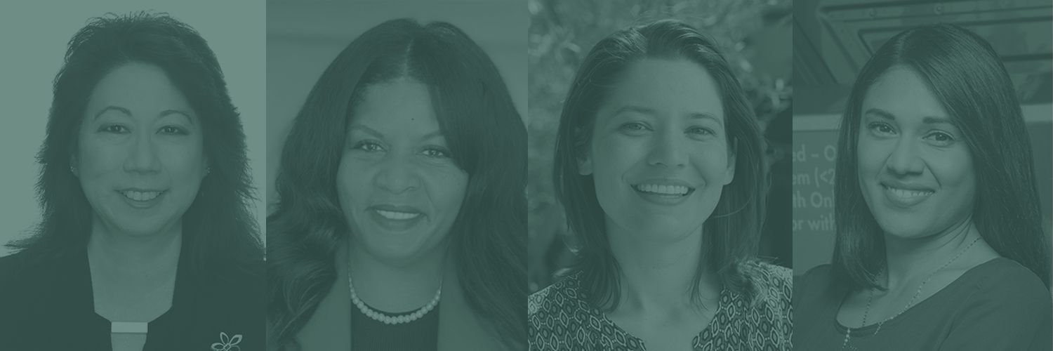 A group of diversified women smiling