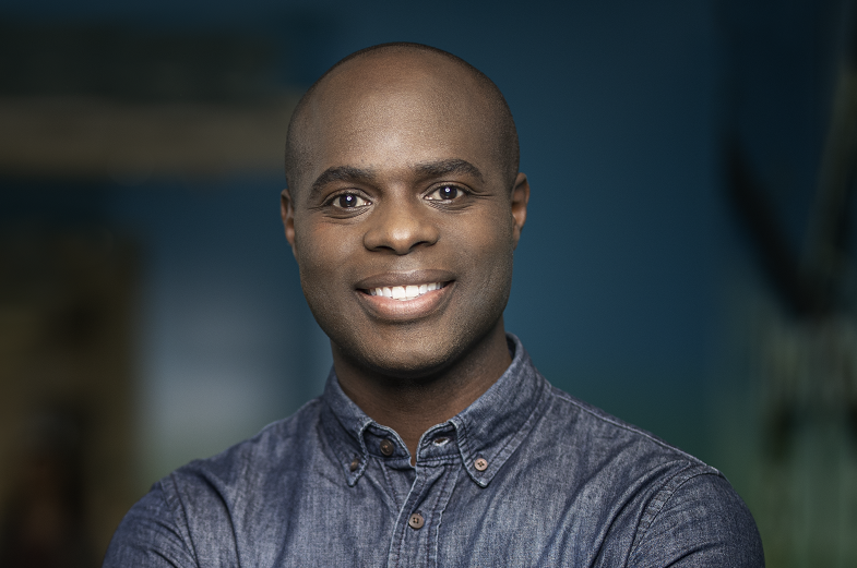 Young man smiling